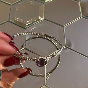 Châtelaine Bracelet with Amethyst